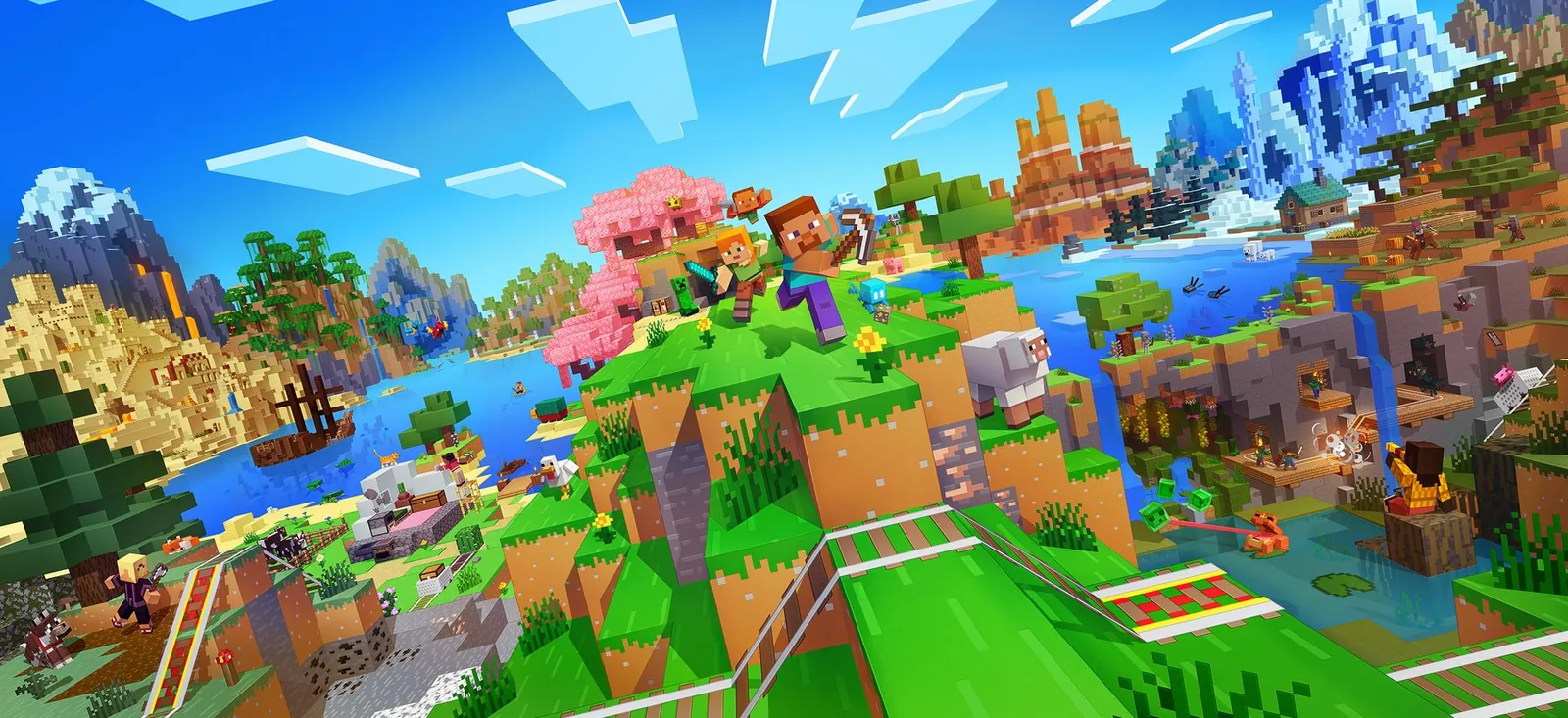 Minecraft landscape